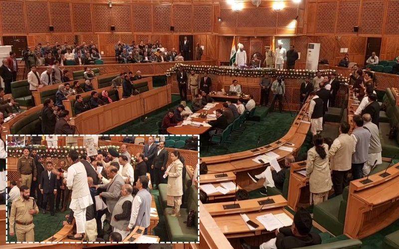 اسمبلی اجلاس میں ہنگامہ آرائی کے باوجود4 بلزمنظور۔ ارکان اسمبلی نے ایوان میں کئی مسائل اٹھائے